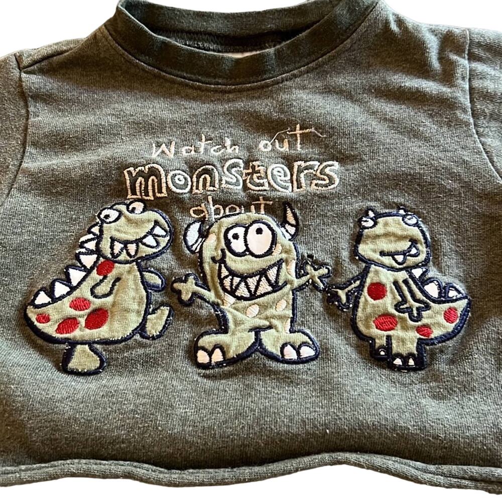 Koala Kids Baby Shirt - 0-3M - Watch Out Monsters About